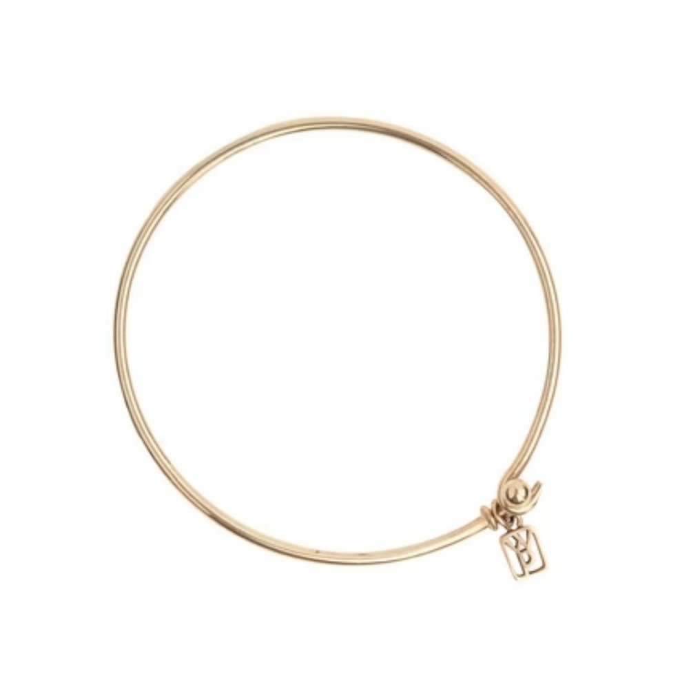 Waxing Poetic Gold Wire Bangle Bracelet